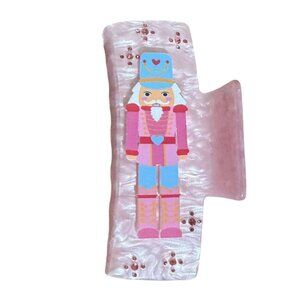 Nutcracker Holiday Hair Claw Clip